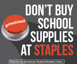APWU: Don’t Buy School Supplies at Staples