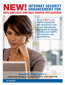 USPS: Sign up for new employee password