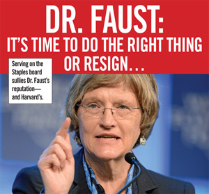 APWU: Harvard Isn’t Talking; Staples Isn’t Telling the Truth