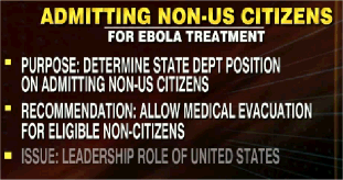 Video: Internal memo pushes bringing non-citizens to US for Ebola treatment; State denies plan