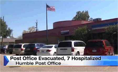 Video: Fumes from package at Humble, TX Post Office send 7 workers to hospital