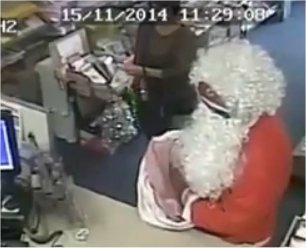 Video: Bad Santa Caught on Film Robbing Australian Post Office