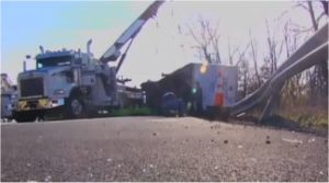 mail truck wrecks in pa