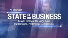 PMG Donahoe, COO Brennan address employees in new video