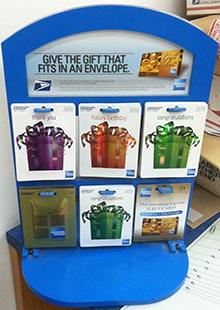 USPS has gift cards for sale