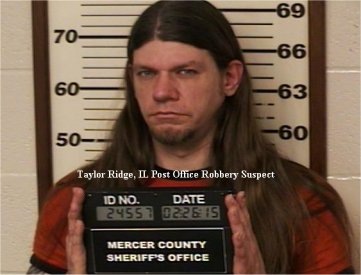 Video: Taylor Ridge, IL Post Office armed robbery suspect in custody