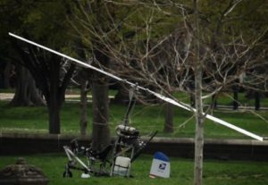 Carrier Lands Gyrocopter