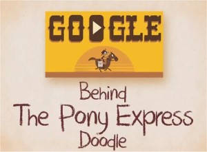 Google Pony Express Doodle