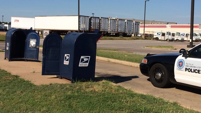 Video: Two USPS Collection Boxes Pried Open In OKC