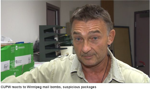 Video: Winnipeg mail bombs, suspicious packages alarm postal workers