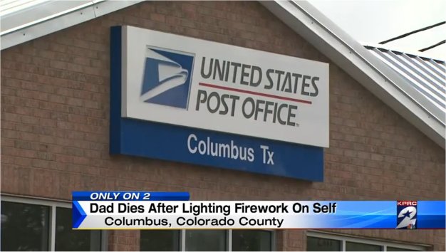Video: Postal Employee Dies After Shooting Firework Off His Chest