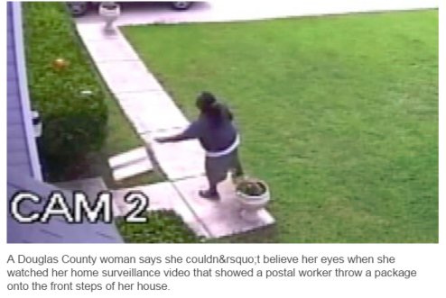 Video: Another Georgia Carrier Tossing Customers Package