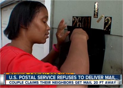 Video: Mail carrier refused to deliver to couple’s St. Pete apartment, but won’t say why