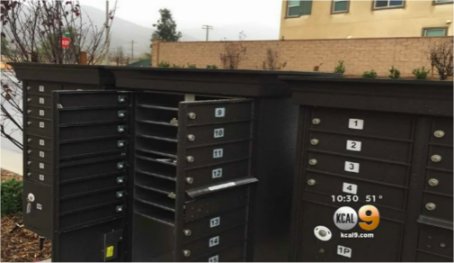 Video: Thieves Using Master Key To Steal Mail In Riverside County California