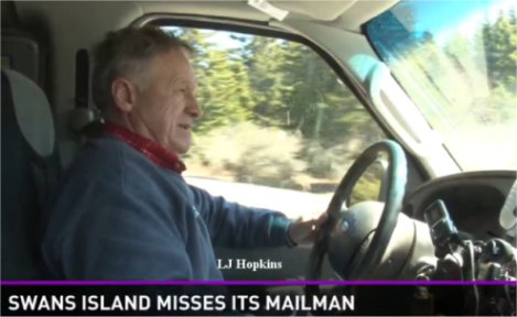 Video: Islanders want former mailman back
