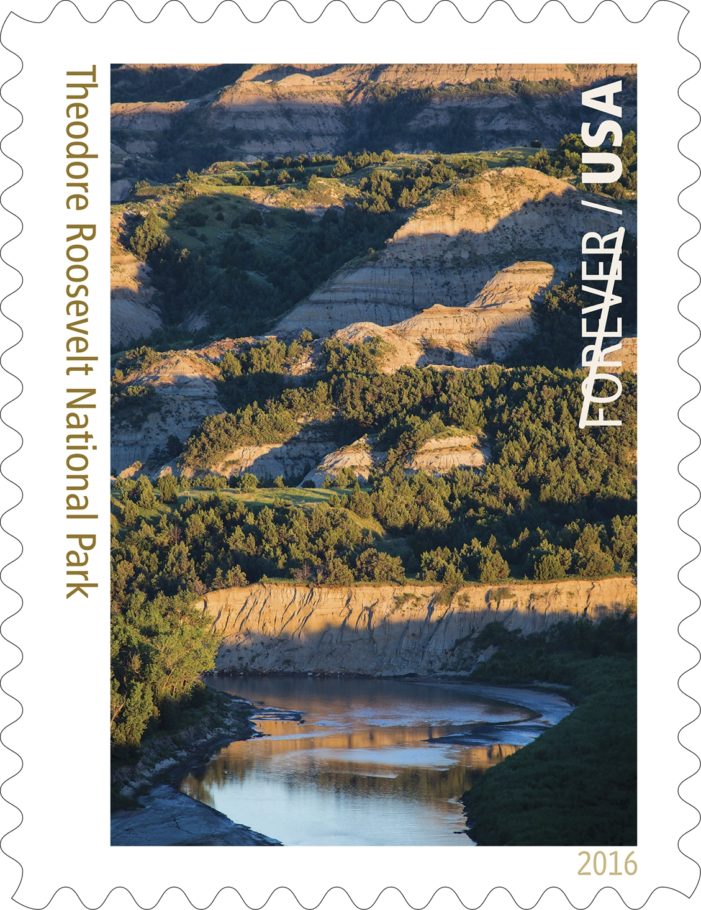 Video: USPS Previews 15th of 16 Stamps Celebrating National Park Service’s Centennial – Theodore Roosevelt National Park