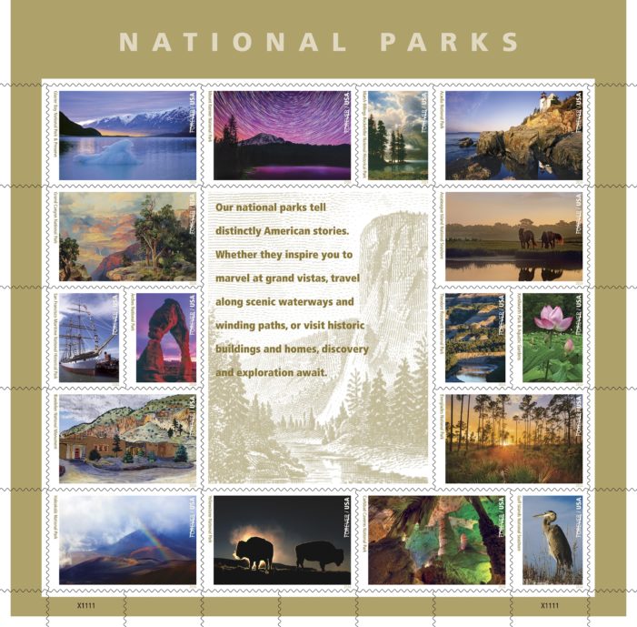 Postal Service Previews Spectacular National Parks Stamp Pane
