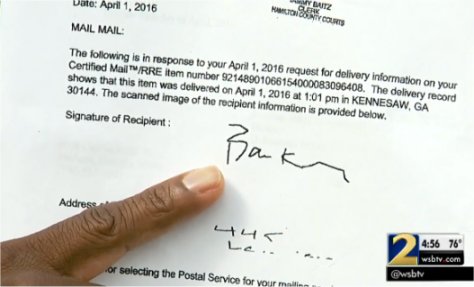 Video: Cobb County, GA couple – Is the post office forging signatures?