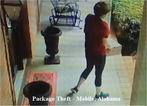 Video: Woman arrested after video shows theft of packages in Mobile, Alabama