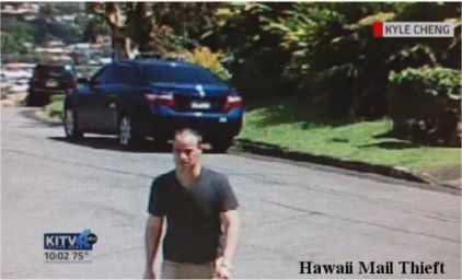 Video: Thief steals mail from Honolulu, HI home