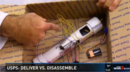 Video: Postal Service Dismantles Suspicious Devices