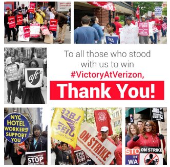 APWU: Verizon Strikers Win New Contract