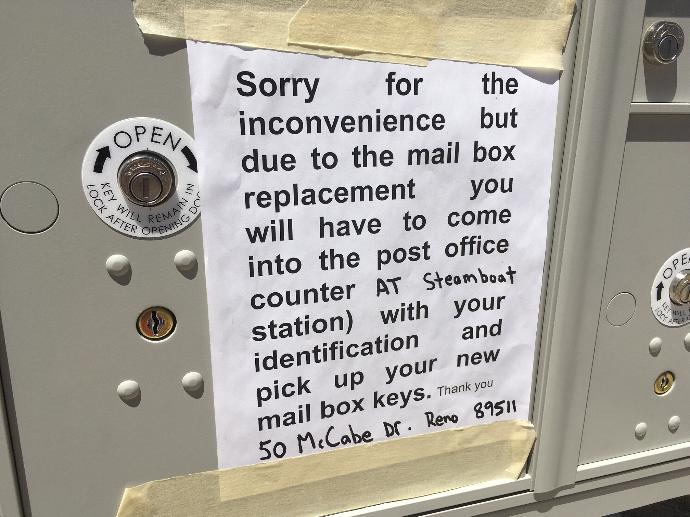 Video: Mail thieves hit southwest Reno community