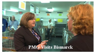 Video: Postmaster General visits Bismarck to address mail volume issues