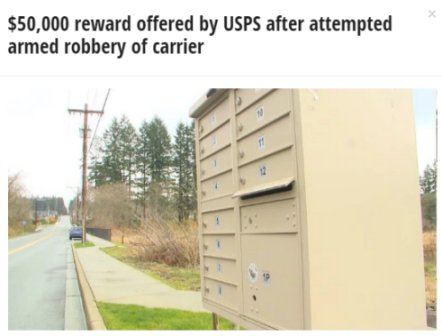 Video: $50,000 reward offered by USPS after attempted armed robbery of ...