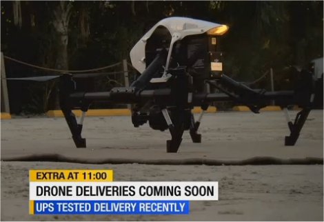 Video: UPS tests out drone delivery service