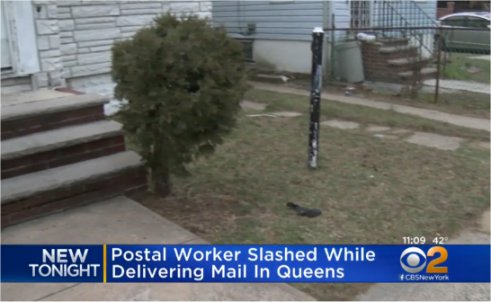 Video: Man Slashes Postal Worker, Barricades Himself In Queens