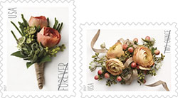 U.S. Postal Service Announces New Celebration Corsage and Boutonniere Forever Stamps