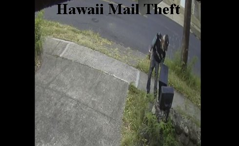 Video: Hawaii residents on edge after mail thief is caught on camera