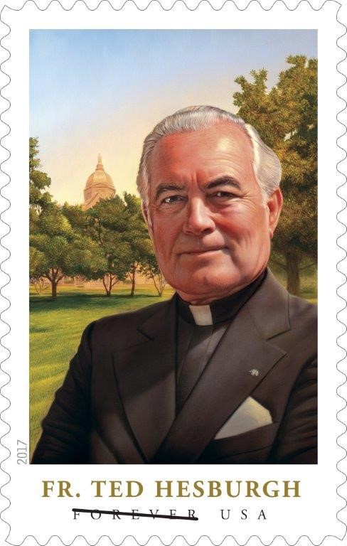U.S. Postal Service Honors Father Theodore Hesburgh