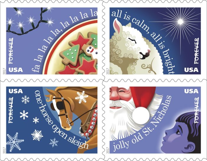 Postal Service to Dedicate Christmas Carols Forever Stamps