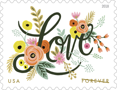 Postal Service Issuing Love Flourishes Forever Stamp