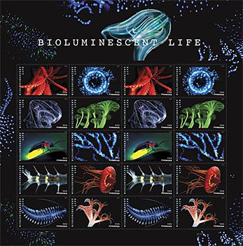 Postal Service to Dedicate Bioluminescent Life Stamps