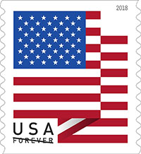 Postal Service Dedicates New U.S. Flag Forever Stamp