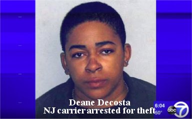 New Jersey postal worker accused of stealing mail, identities