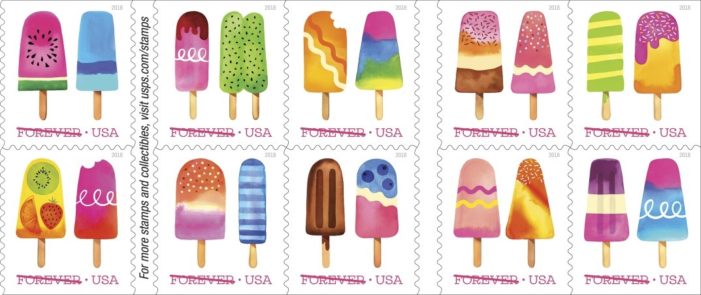 Postal Service to Issue Frozen Treats Forever Stamps