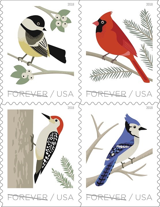 Birds in Winter Forever Stamps Dedicated in Vermont