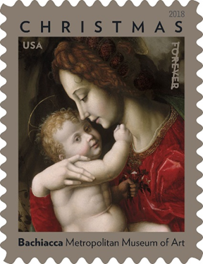 Postal Service Dedicating Madonna and Child Forever Stamp