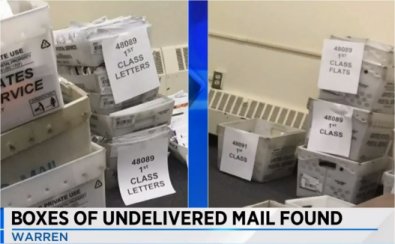 Video: Boxes Of Mail Found At Michigan Postal Employee’s Apartment