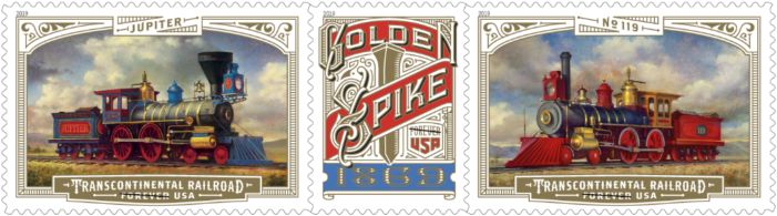 Postal Service Celebrates 150th Anniversary of the Transcontinental Railroad