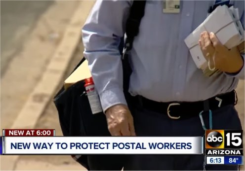 United States Postal Services testing new air horn in Phoenix to prevent dog attacks