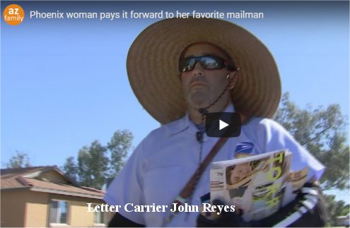 Phoenix homeowner Pays it Forward to mailman making a difference