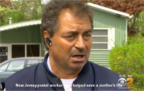 Video: New Jersey USPS Worker Saves Woman’s Life