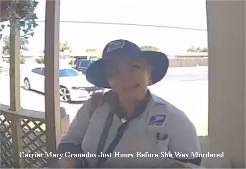 Security video shows Mary Granados, 29, making deliveries just hours before she was shot and killed