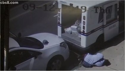 Mailman seriously injured is recovering at UC San Diego Medical Center