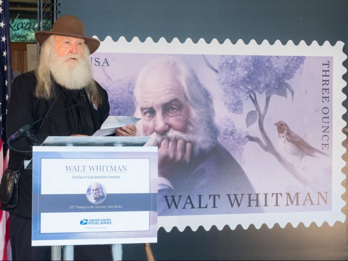 USPS dedicates stamp honoring visionary poet Walt Whitman